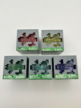 Minecraft Jelly Cubes Squish Squeezable Stress Reliever Novelty Fidget YOU PICK
